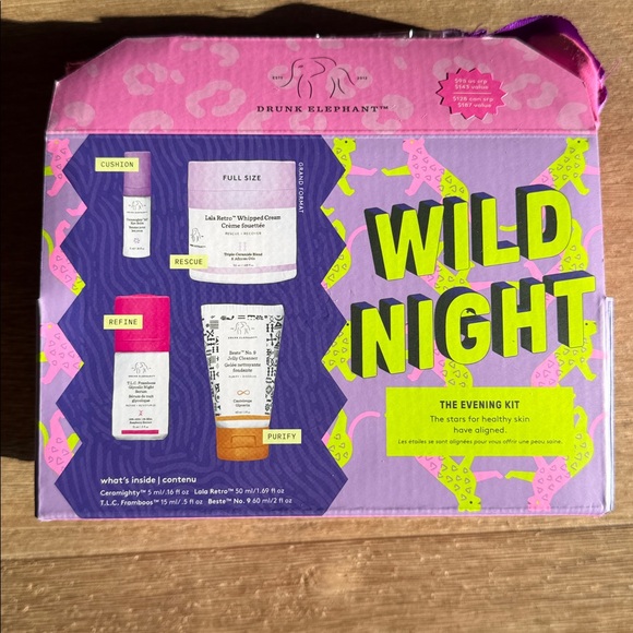 Drunk Elephant Wild Night skincare set